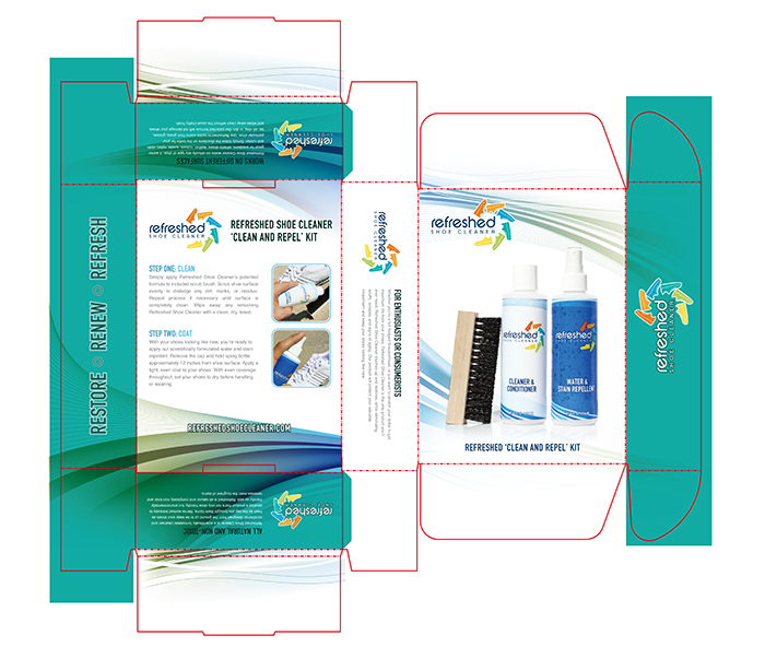 Artwork and Dieline of the Corrugated Mailer Box