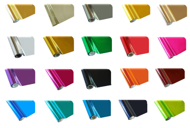 Foil Papers of Various Colors